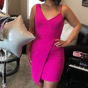 Hot Pink Barbiecore Dress (size small)